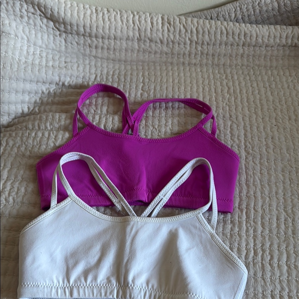 Lucy Women's Sports Bra Duo - Maroon and Pink
